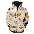 thumbnail image 1 of Sudadera con capucha y cremallera de manga larga con diseño de mariposa de dibujos animados para hombre, estilo hip hop, ropa de calle, genial, 2024, gran oferta, sudaderas con estampado 3D., 1 of 6