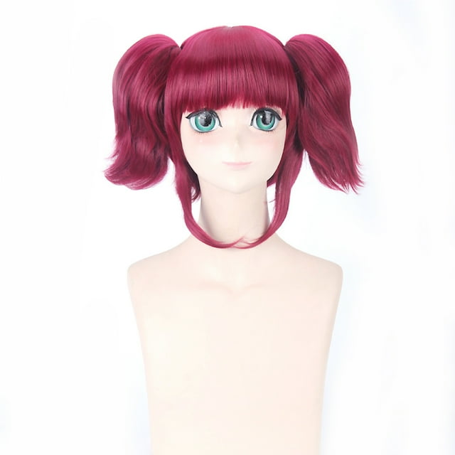 Peluca para cosplay Black Butler Anime Merlin, pelo sintético, 50 cm