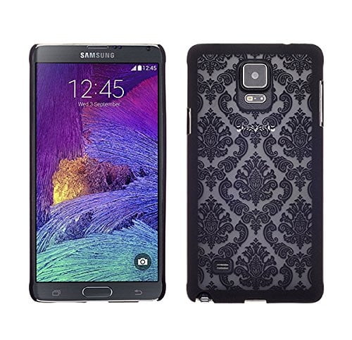 Samsung Galaxy Note 4 Case, Ultra Slim Damask Vintage Hard Case Cover