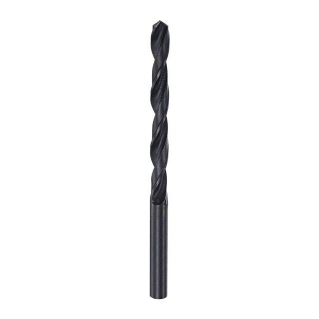 6542 Alta Velocidad Acero Recto Vástago Helicoidal Taladro, Totalmente Rectificado Negro Óxido Taladro Brocas 6mm Perforación Diámetro 92mm Total Longitud 1uds