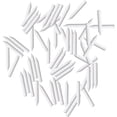 thumbnail image 1 of 60pcs Refractory Support Nails Ceramic Pottery Kiln Nails DIY Clay Art Tools, 1 of 8