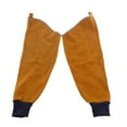 thumbnail image 4 of S SERENABLE Manchons de Protection en Cuir de Vachette Robuste pour Bras Jaune, 4 of 9