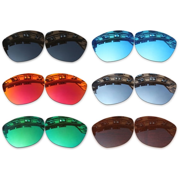 Vonxyz 6 Pack Polarized Replacement Lenses for Oakley Frogskins OO9013 Sunglasses