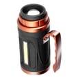 thumbnail image 2 of Linterna de pesca al aire libre con lámpara de cebo con detección lateral, linterna recargable de alta potencia con 4 fuentes de luz con zoom, 2 of 8