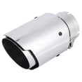 thumbnail image 2 of Punta de Escape Bling Bling Reemplazo Universal Acero Inoxidable 63-89-165 mm Plata Brillante, 2 of 10