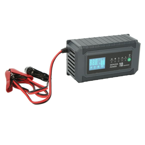 Smart Battery Automatic Battery Maintainer Trickle for 12V 24V Boat,Motorcycle,Lawn Mower, Cart