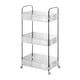 thumbnail image 3 of Carro de utilidad rodante para estante móvil, estantes de almacenamiento de cocina de 3 niveles, soporte para estante de utensilios, organizador de, 3 of 9