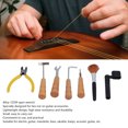 thumbnail image 4 of Guitar String Change Tool Kit, Non Injury Guitar Tool Kit Wear Resistant 9Pcs Set Convenient Portable Versatile  for Maintenance, 4 of 7