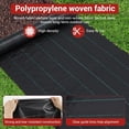 thumbnail image 3 of 3 x 300 FT Weed Barrier Fabric, Heavy Duty Landscape Fabric, 3.24oz Gardening Ground Cover,Easy Setup Weed Block Fabric for Greenhouse,Yard, Flower Bed,Garden, 3 of 8