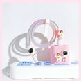 thumbnail image 2 of Funda protectora para cargador Astronauta Transpirable Fácil instalación Cargadores de silicona Protector de cable para cargadores de 18W 20W Juego de 4 piezas (Rosa), 2 of 5