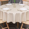 thumbnail image 1 of Jacquard Tablecloth - Polyester fabric waterproof washable table cloth, restaurant, wedding, home decor, 1 of 5
