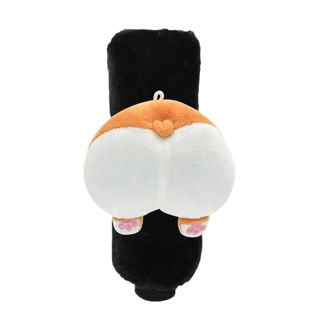 Car Knob Cover Protector Decoration Short Plush Cartoon AntiSlip Level Cover Handbrake Cover