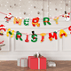thumbnail image 4 of 2 piezas de pancartas navideñas con temática navideña, decoración para fiestas, banderines navideños decorativos, 4 of 5
