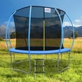 thumbnail image 7 of YIYADO Foldable Trampoline,400 Lbs 10ft Foldable Mini Trampoline Fitness Rebounder with Handrail for Adults, 7 of 7