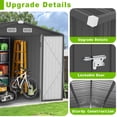 thumbnail image 2 of 10'x 8' Large Storage Shed for Outside, Enyopro Metal Storage House with Lockable Door, Garden Storage Shed Pet House for Lawnmower, Garden Tools, Bike, Garage, 2 of 8