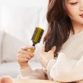 thumbnail image 3 of Manija de madera Peine rizado Secado Curling Hairstyling Roller Cepillo Fino Salón Accesorios de Belleza Travel Damas Herramientas Tipo 4 Methold CE001311-04, 3 of 7