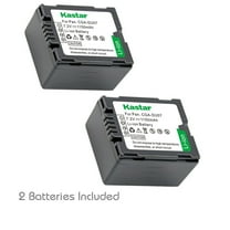 Kastar Battery (2-Pack) Replacement for Panasonic CGA-DU06 CGA-DU07 CGA-DU14 CGA-DU21 VW-VBD070 VBD140 VBD210 and PV-GS31 PV-GS33PV-GS34 PV-GS35 PV-GS39 PV-GS400 PV-GS500 PV-GS50 PV-GS50S PV-GS55