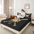 thumbnail image 4 of Castle Fairy Sport Baseball Bed Sheets for Children Teens,Ball Gamer King Sheets, 4 of 7