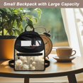 thumbnail image 5 of HELLHERO Hummingbird Rose Pattern Small Backpack for Women Lightweight Mini Bags for Hiking Travel, Polyester Waterproof Mini Backpack, 5 of 8