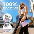 thumbnail image 4 of SUNSOC 40oz Stainless Steel Tumbler – Double-Wall Insulated Travel Mug with Straw and Handle, iced coffee cup, Leakproof, 4 of 10