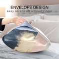 thumbnail image 4 of Yayeee Pillowcase Queen Size Set of 2 Satin Wrinkle Resistant Pillow Case, Abstract Landscape, 4 of 7
