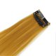 thumbnail image 3 of 5pcs Colored Hair Clip Cosplay Party Hair Extension Straight Hair Clip Highlights for WomenGold, 3 of 4