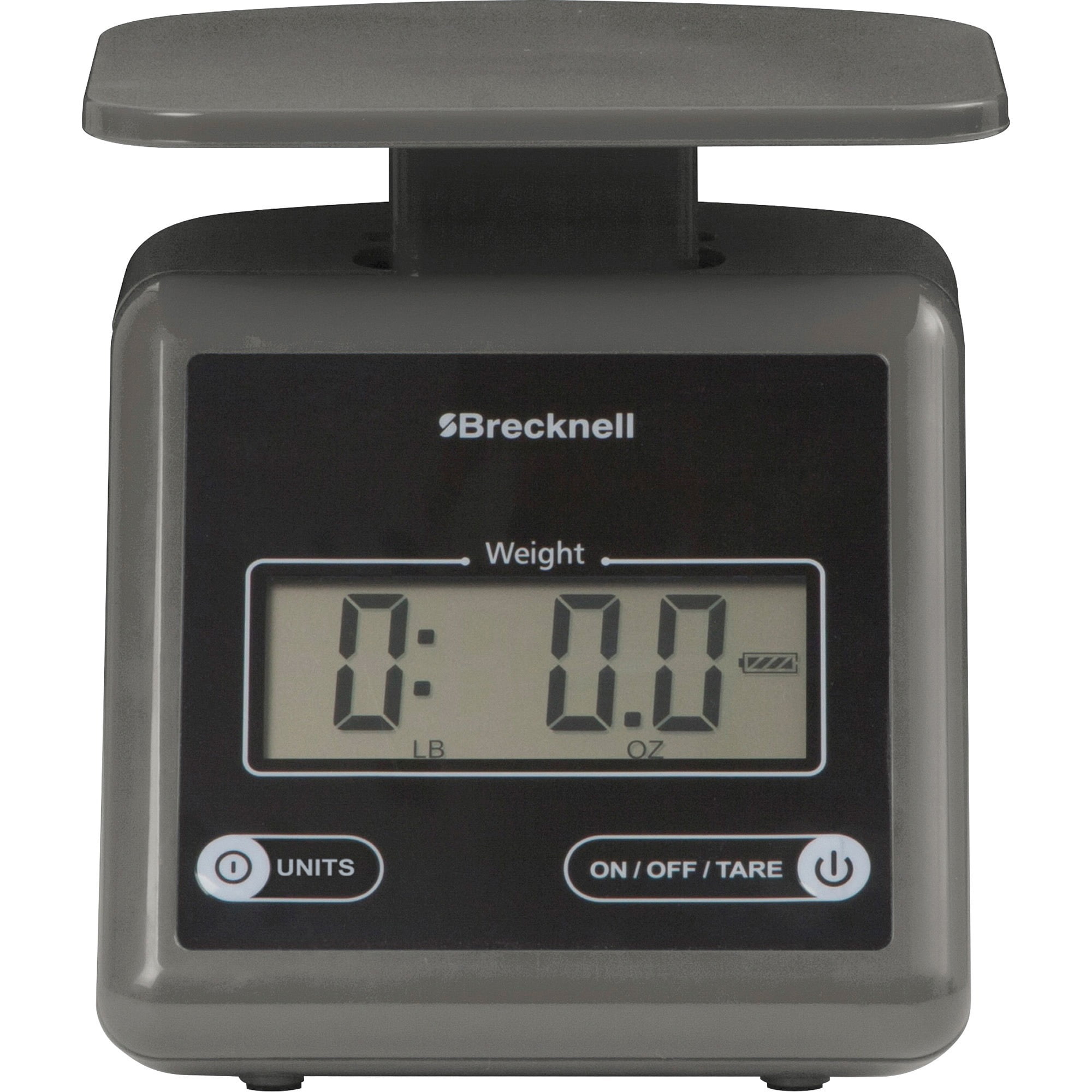 Brecknell Electronic 7lb Postal Scale, Gray