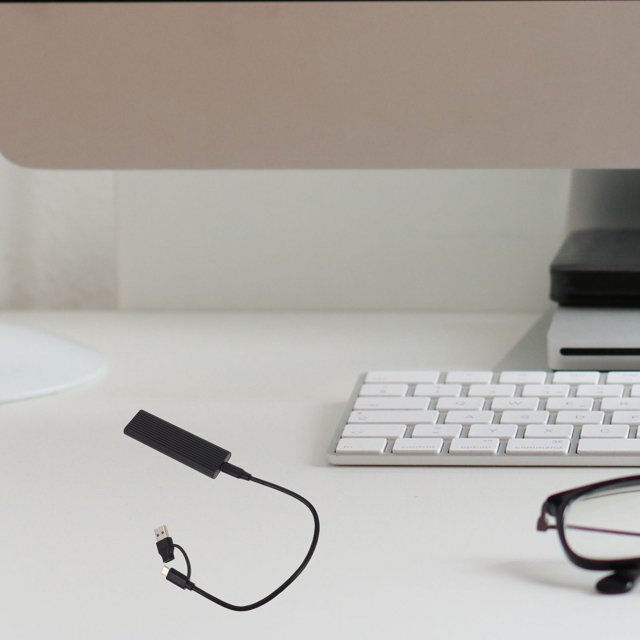 HEALEEP 1Jgo Adaptador Nvme USB C Caja Para Unidad Con Dual