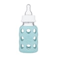 thumbnail image 2 of Lifefactory 4 oz Glass Baby Bottle with Protective Silicone Sleeve - Lavender, 2 of 2