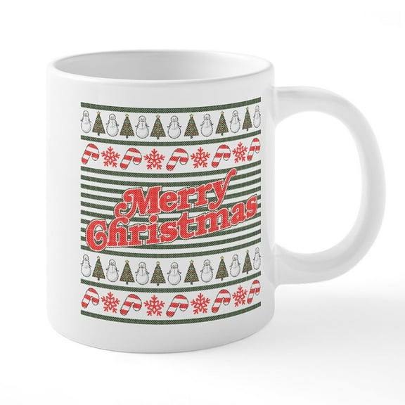 CafePress - Merry Christmas - 20 Oz White Ceramic Mega Mug