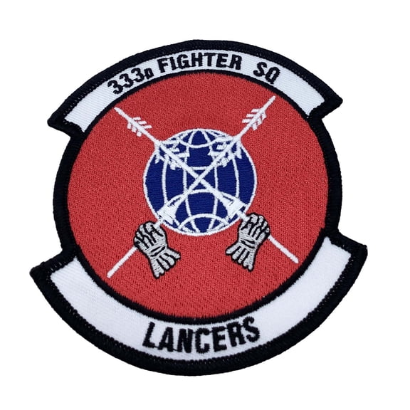 333d FIGHTER SQUADRON Patch Plastic Backing