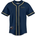 thumbnail image 2 of Men's GameDay Greats  Navy Central Alabama Community College Trojans Lightweight  Baseball Jersey, 2 of 4