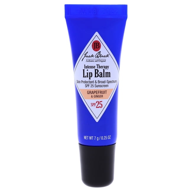 Jack Black Intense Therapy Lip Balm SPF 25, Grapefruit & Ginger, 0.25 Oz
