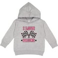 thumbnail image 2 of Inktastic I Love Racing Rally Flags Girls Toddler Hoodie, 2 of 4