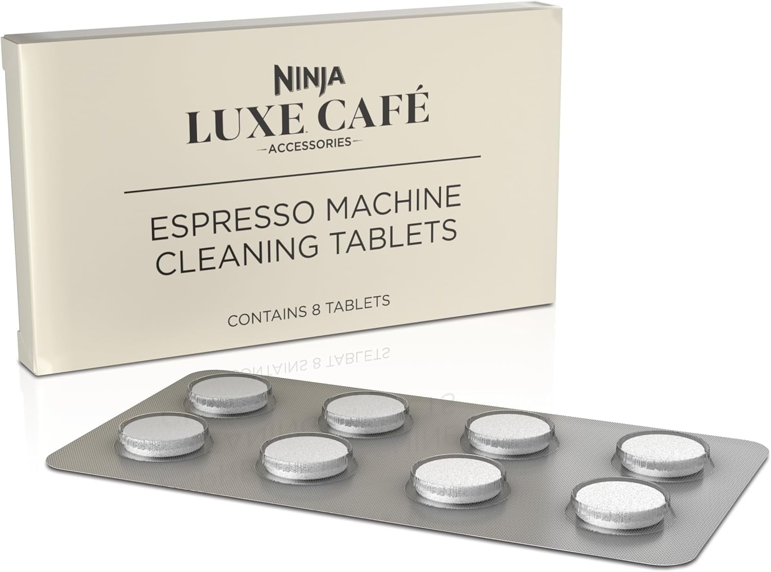Ninja Luxe Café Espresso Machine Cleaning Tablets 8-Pack, Espresso
