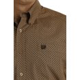 thumbnail image 2 of Cinch Brown Geometric Print - Mens Shirt  - Mtw1105741, 2 of 4