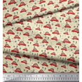 thumbnail image 3 of Soimoi Moss Georgette Fabric Car & Owl Cartoon Print Fabric by The Yard 42 Inch Wide, 3 of 3