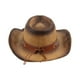 thumbnail image 3 of Sombrero de vaquero Mujeres Hombres Sombrero de jazz de Bordado Flor Sombreros para el sol Primavera Verano Sombrero para el sol para, 3 of 9