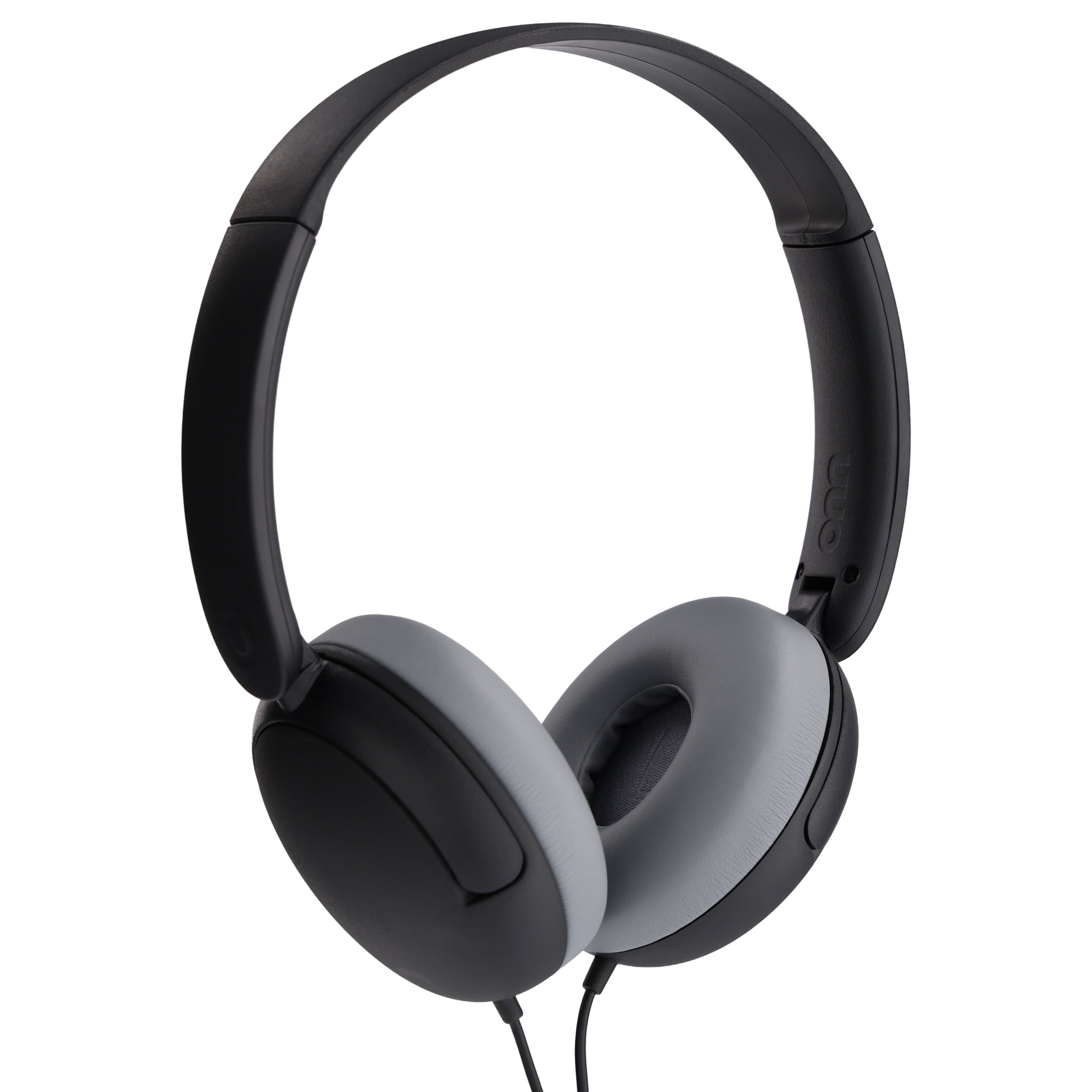 onn On-Ear Headphones with 3.5 mm Connector, Black
