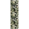 thumbnail image 2 of Addison Rugs Chantille Indoor/Outdoor Transitional Floral Black Washable Runner Rug, 2'3" x 7'6", 2 of 6
