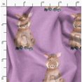 thumbnail image 2 of Soimoi Pink Rayon Fabric Pig Animal Printed Fabric 1 Yard 42 Inch Wide, 2 of 5