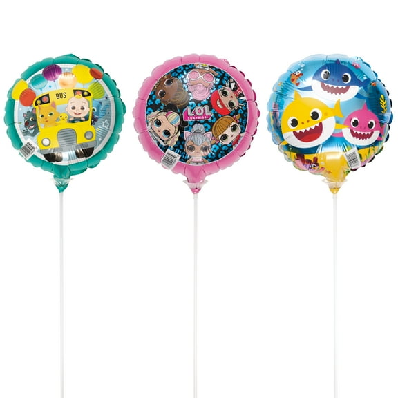 9" Foil Licensed Balloon Assortment, 16pc