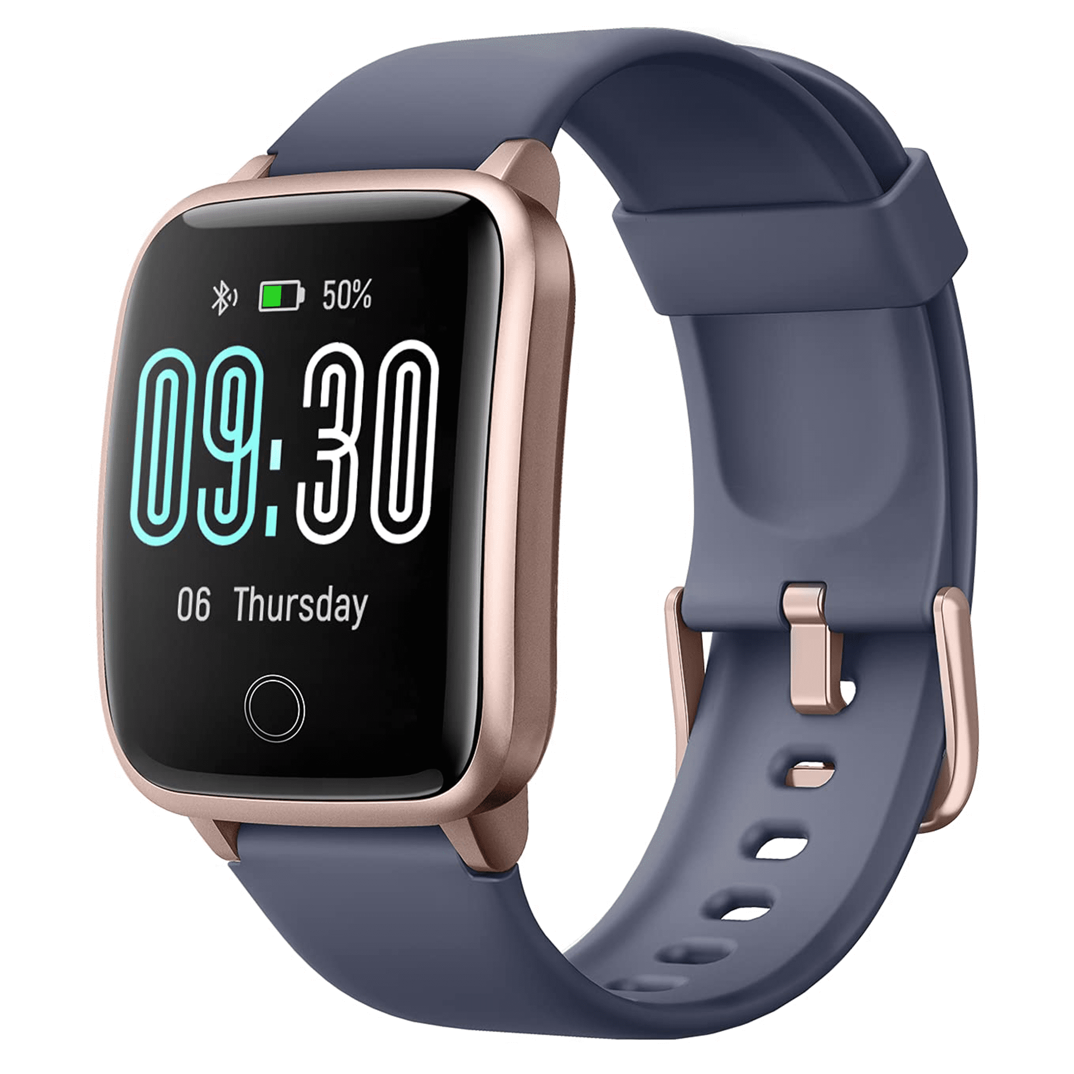 Willful Smart Watch for Men Women IP68 Waterproof, Fitness Heart Rate Monitor Smartwatch with iPhone Android Phones Black - Walmart.com