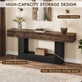 thumbnail image 2 of 79 Inch Extra Long Console Table with 3 Drawers, Heavy Duty Sofa Table Behind Couch, Oversized Farmhouse Entryway Table Foyer & Hallway Table for Large Living Room, 2 of 8