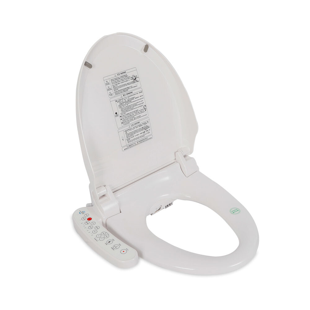Heated Electric Bidet Toilet Seat with Dual Nozzles & Air Dryer
