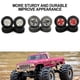thumbnail image 5 of Vogacara RCGOFOLLOW-llantas para coche teledirigido, pieza de coche resistente al desgaste, llantas para 1/24 FMS FCX24 Crawler RC, pieza de Kits de construcción modelo Plata, 5 of 6