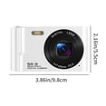 thumbnail image 3 of XWSHYW Cámaras Digitales Cámara Digital Macro Ccd 1080P Hd, Pantalla Ips 2,8 Pulgadas, Enfoque Automático 16X, Grabación, Filtro de Belleza para Selfies, Cámara para Estudiantes, Regalo de Navidad, 3 of 6