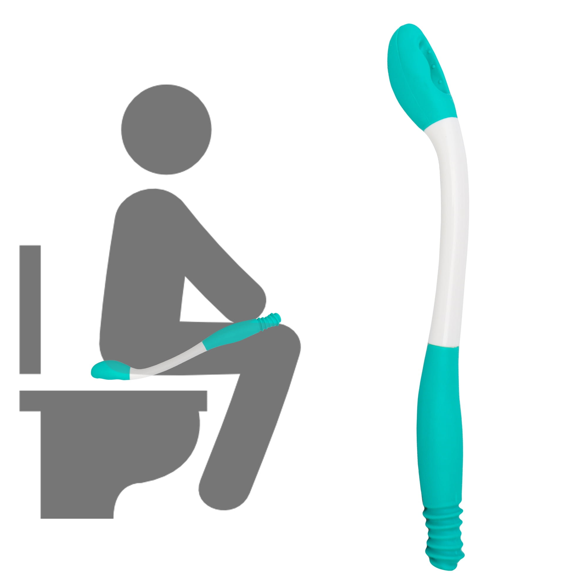 RMS Long Reach Comfort Wipe Toilet Tissue Aid Bottom Buddy Tool