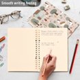 thumbnail image 4 of FORMRS 1-Subject Spiral Notebook 8" x 5" College Ruled 60 Refillable Sheet A5 Hard Cover, Brown Goose Pattern, 4 of 7