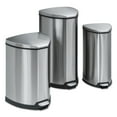 thumbnail image 2 of Safco Stainless Step-On 4 Gallon Receptacle in Stainless Steel, 2 of 2